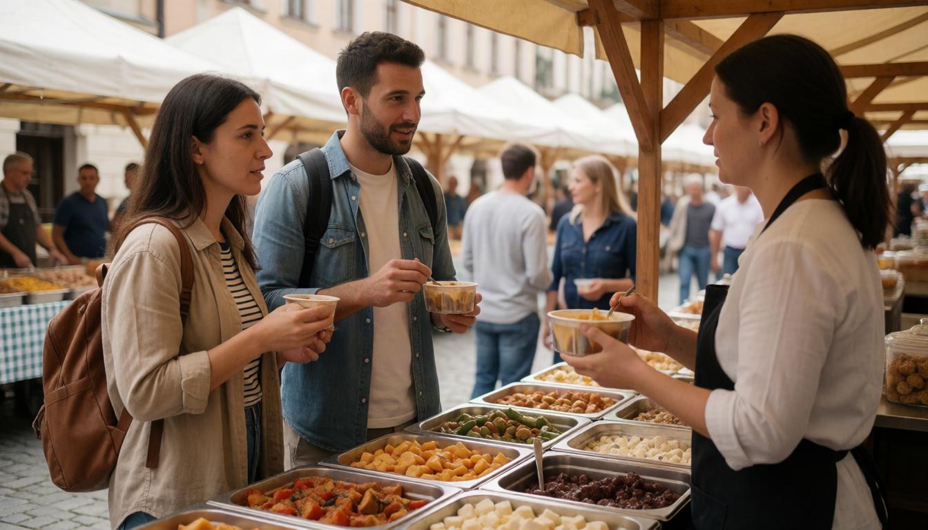 A Shared Food Route for Friends